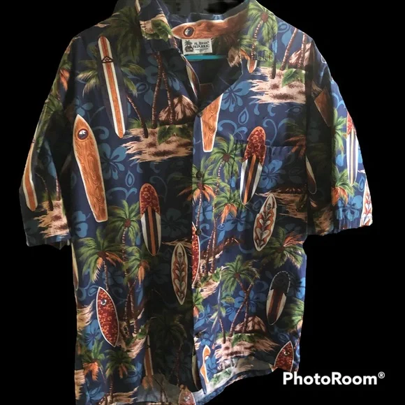 Vintage Aloha Republic Hawaiian Shirt. Surf Board Theme. Made in Hawaii. Size XL - Picture 7 of 9